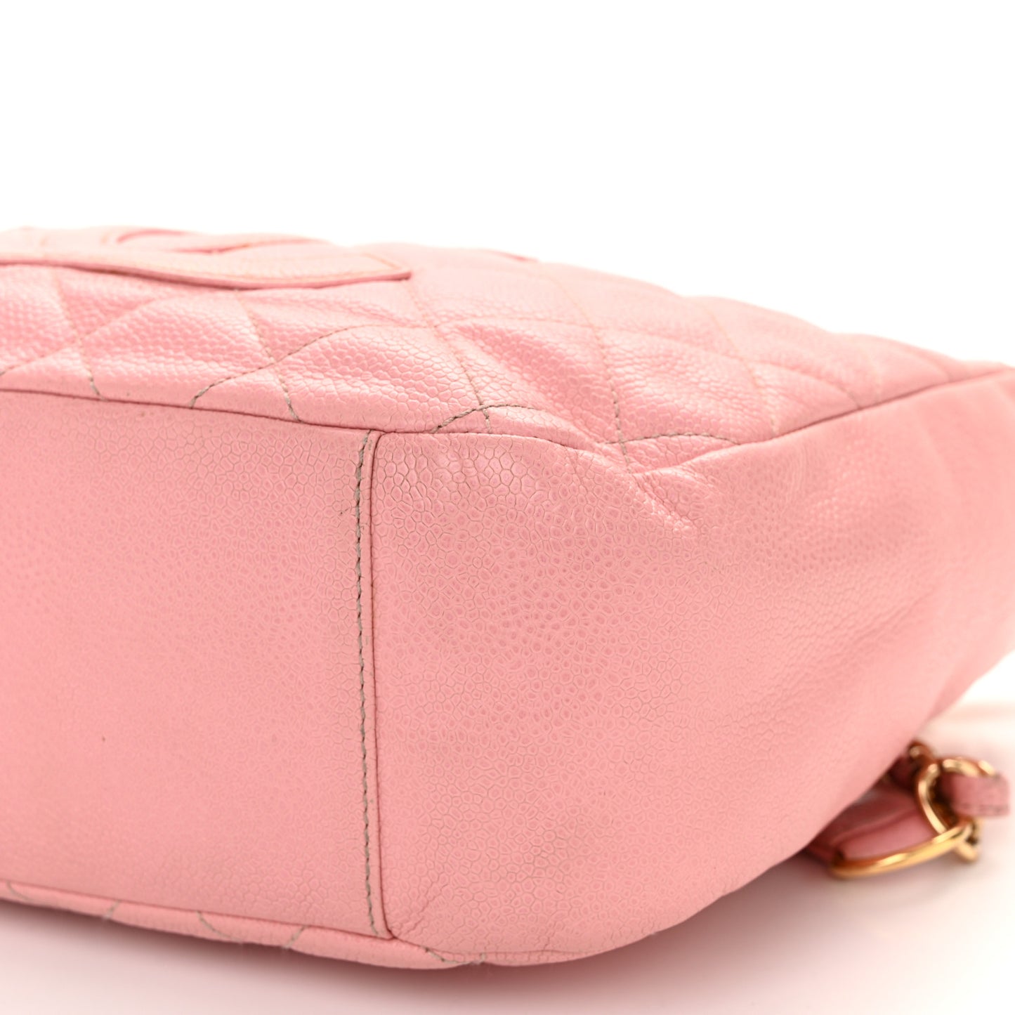 Caviar Quilted Timeless CC Shoulder Bag Pink