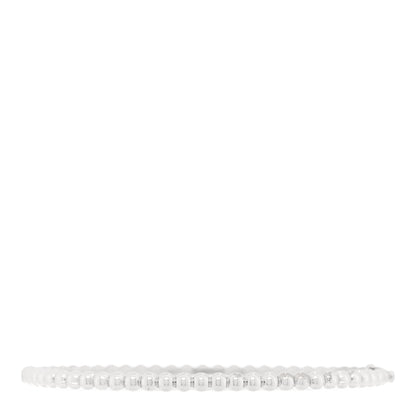 Van Cleef & Arpels 18K White Gold Perlee Pearls of Gold Bracelet L 1 of 3