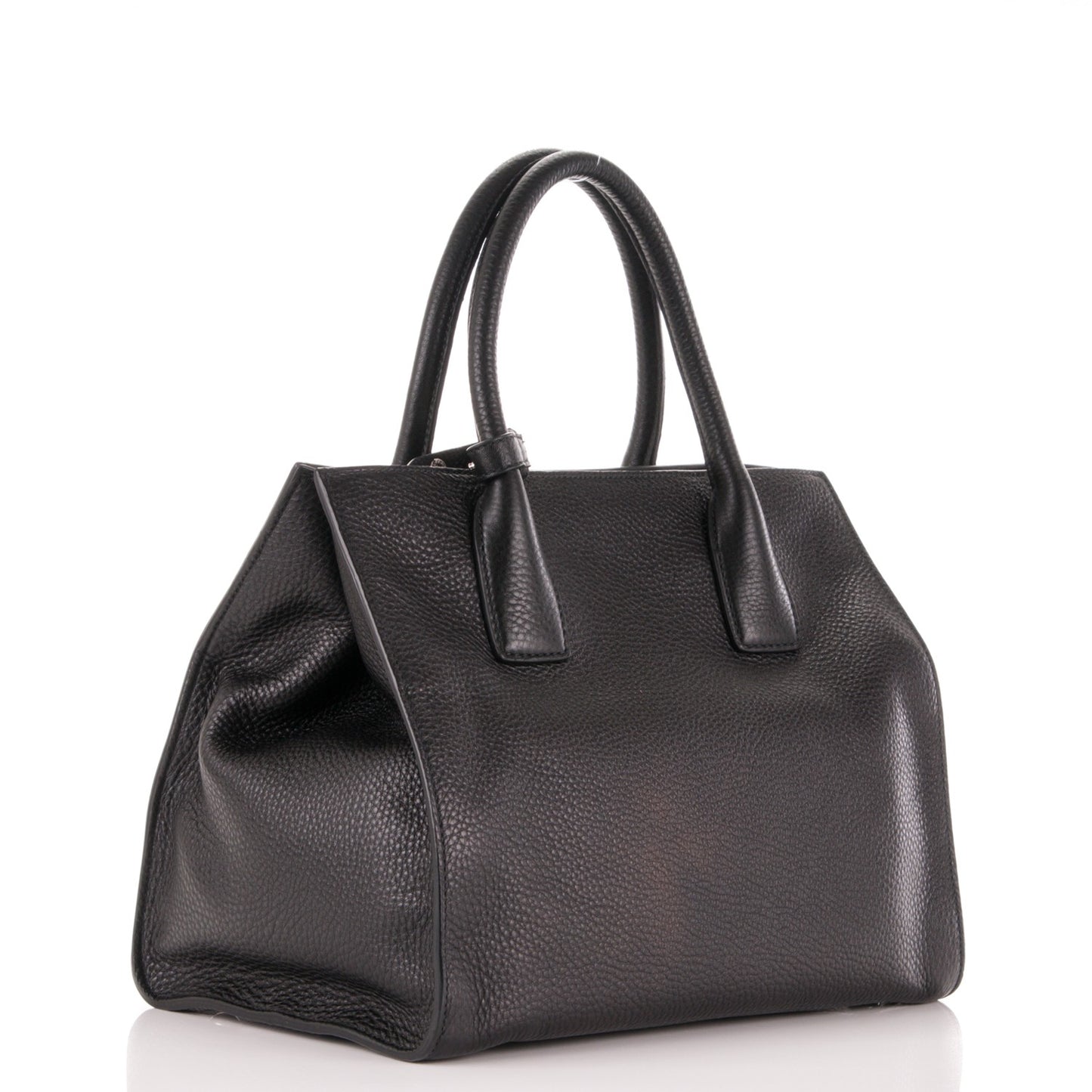 Vitello Daino Tote Nero Black