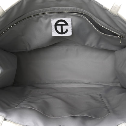 Telfar Jersey Large Camo Shopping Bag Heather Grey 4 of 9