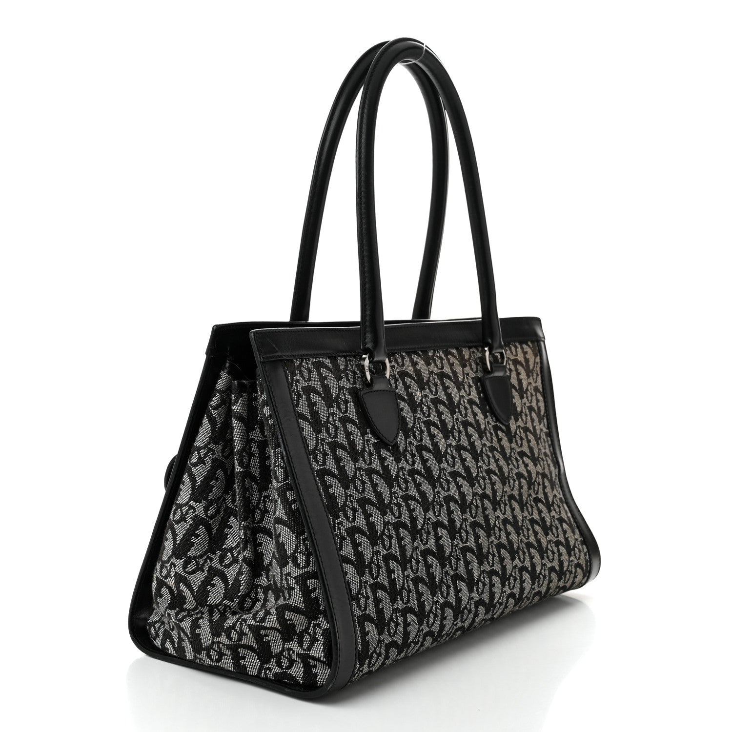Christian Dior Monogram Tote Black 3 of 12
