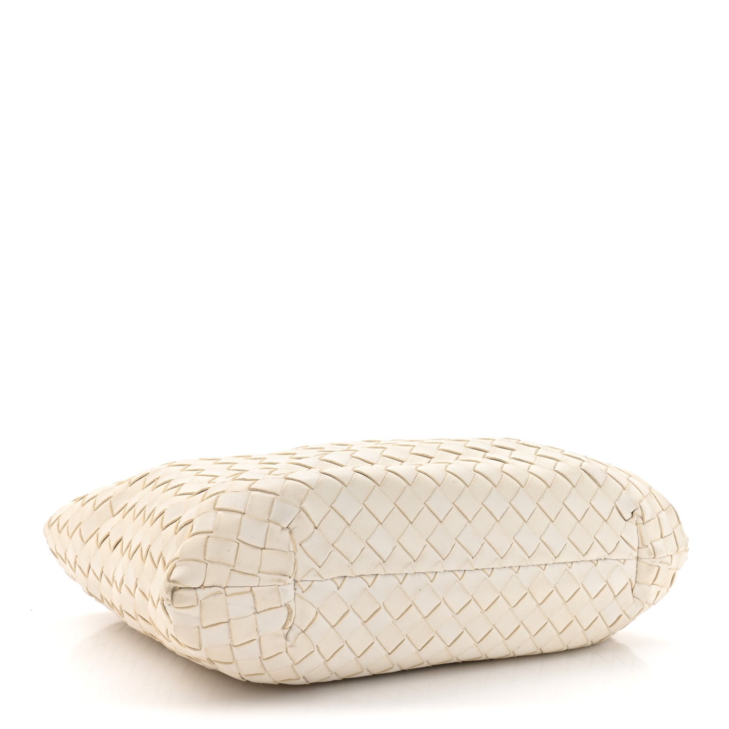 Nappa Intrecciato Small Capri Tote White
