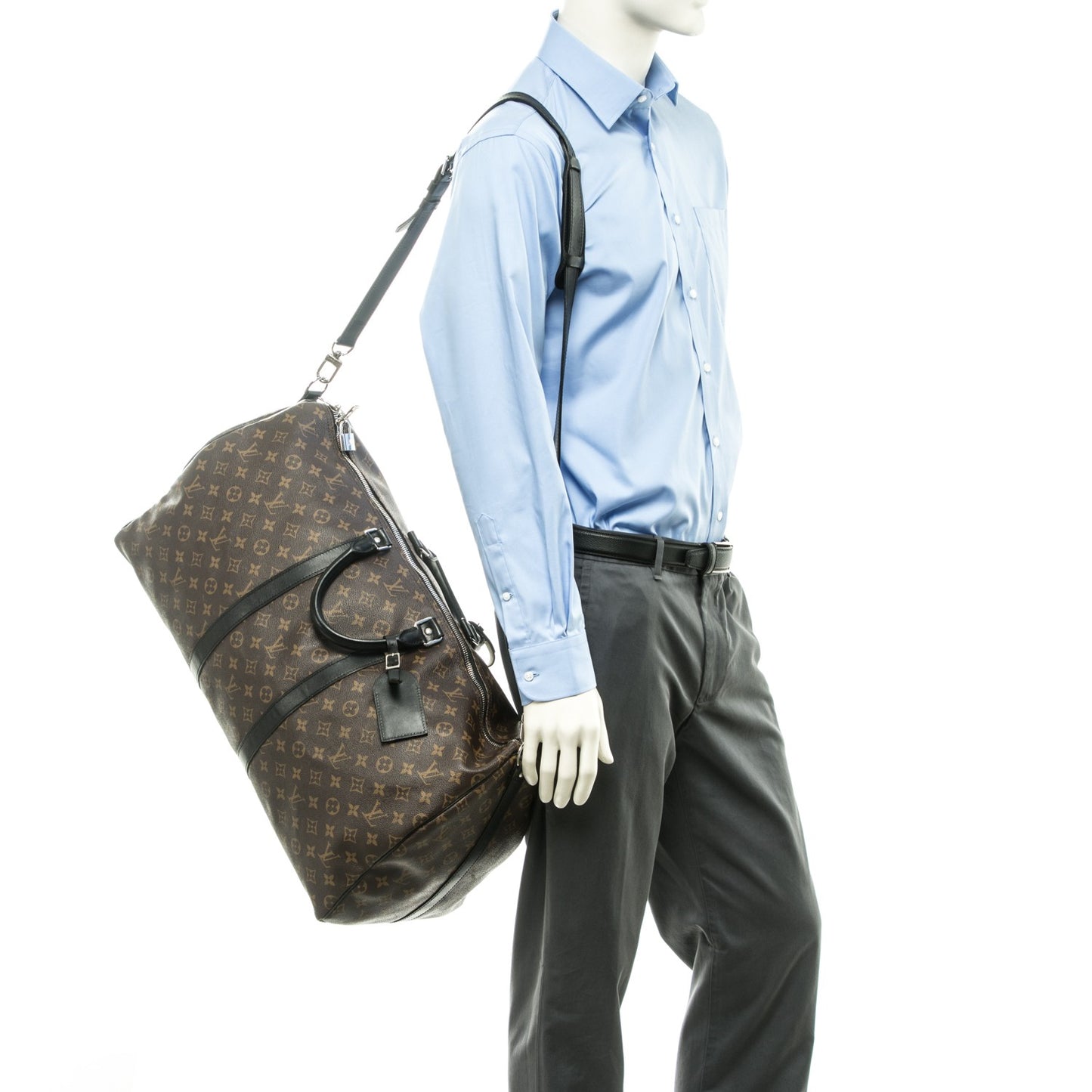 Monogram Macassar Keepall Bandouliere 55