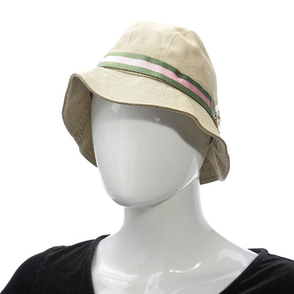 Gucci Nylon Web Interlocking G Bucket Hat M Pink 2 of 5