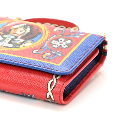 Dolce & Gabbana Dauphine Printed Mini Von Bag Multicolor Blue 8 of 8