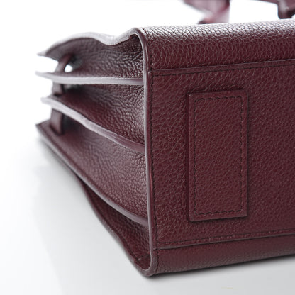 Saint Laurent Grained Calfskin Baby Sac De Jour Souple Rouge Legion 8 of 9