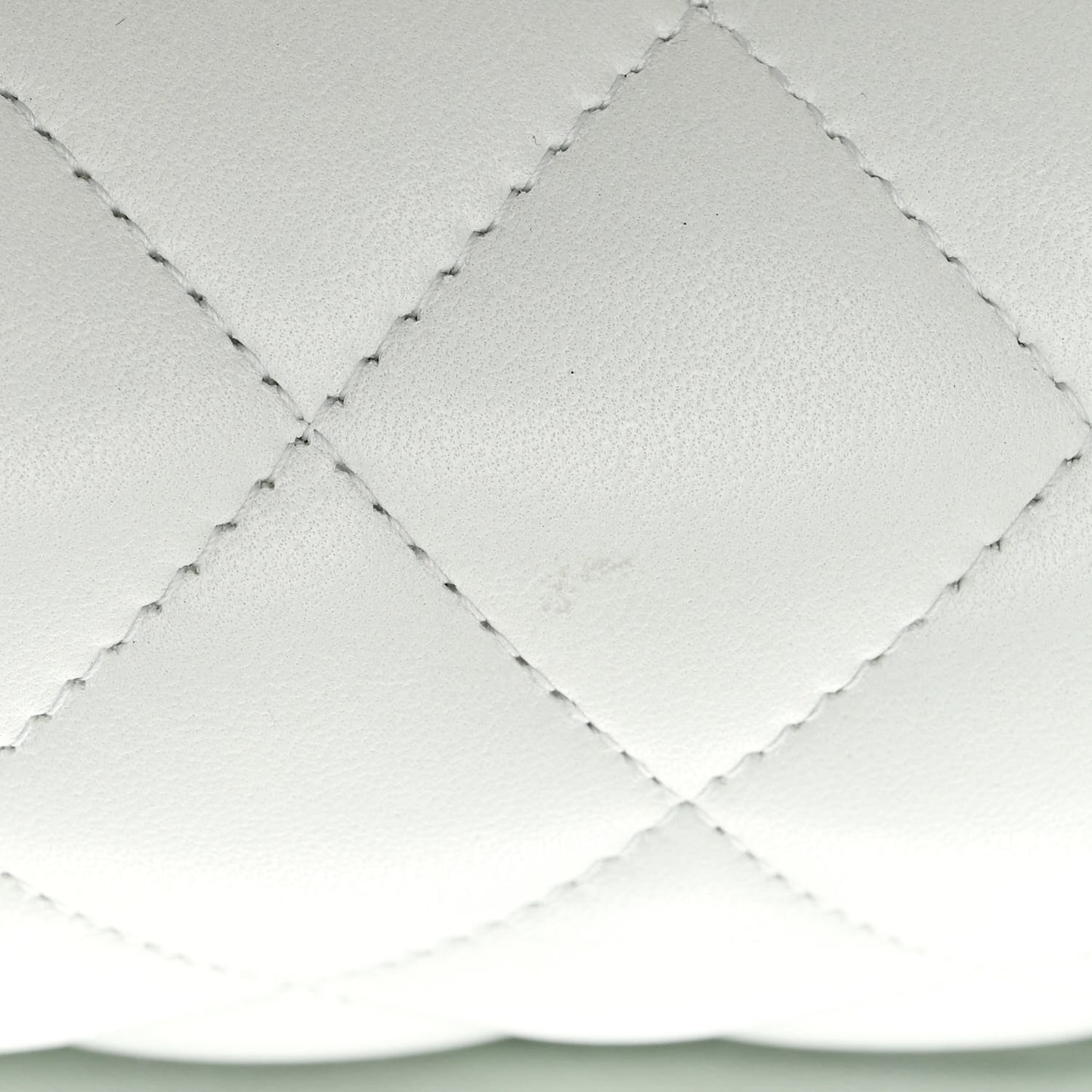 Lambskin Quilted Jumbo Double Flap Light Green