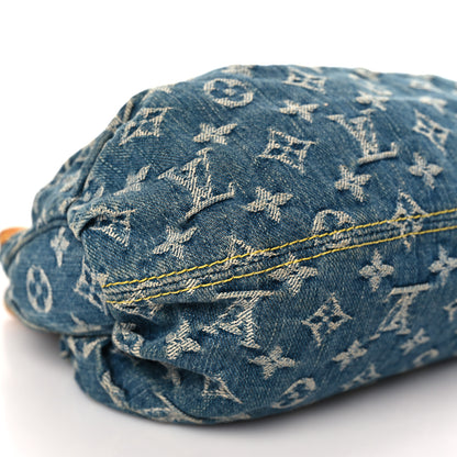 Louis Vuitton Monogram Denim Pleaty Blue 7 of 8