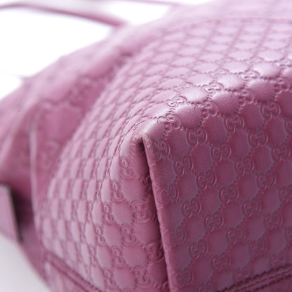 Gucci Guccissima Signature Medium Bree Shoulder Bag Peonia Flower 11 of 14