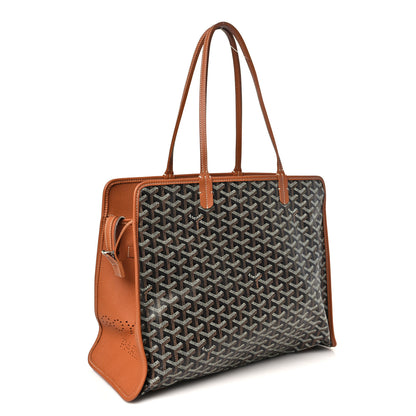 Goyard Goyardine Sac Hardy Pet Carrier PM Black Gold 4 of 10