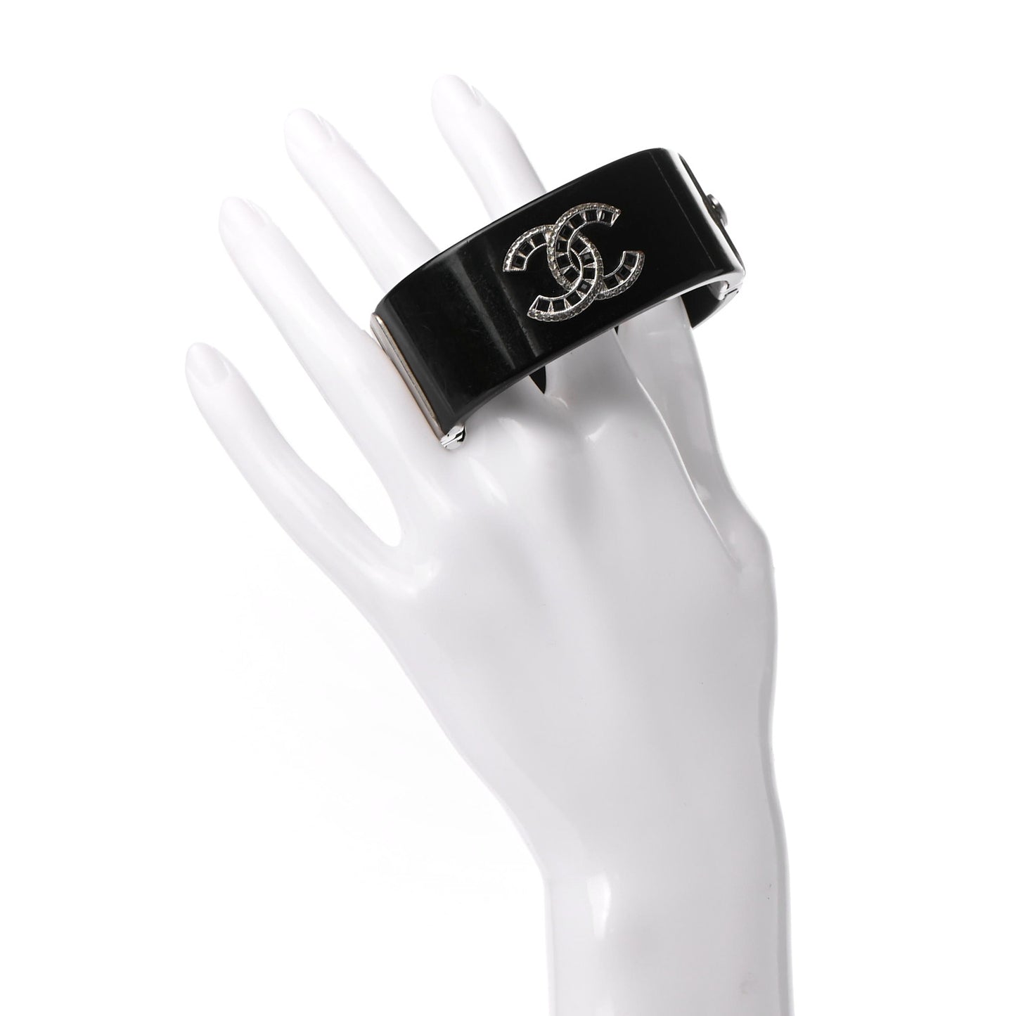 Resin Crystal CC Cuff Black