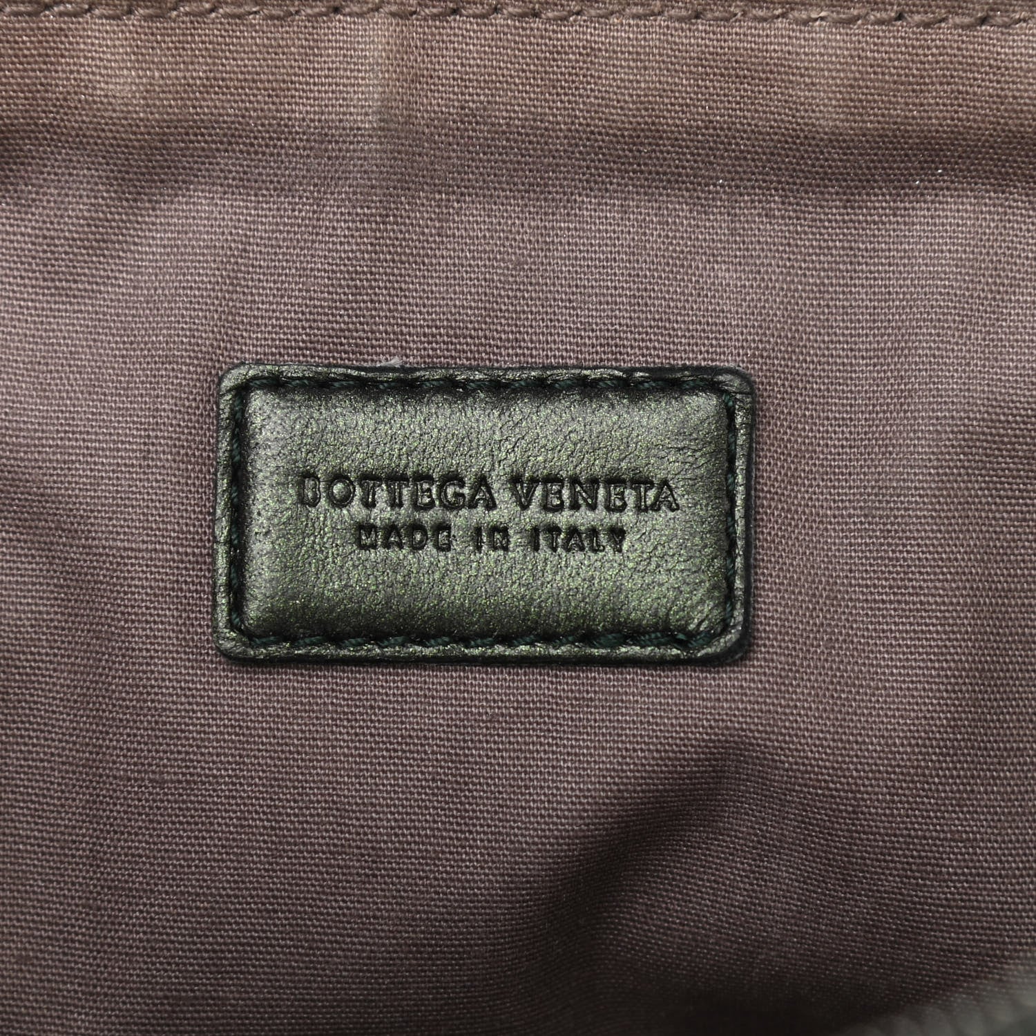 Bottega Veneta Iridescent Scarabee Small Cosmetic Pouch Green 6 of 14
