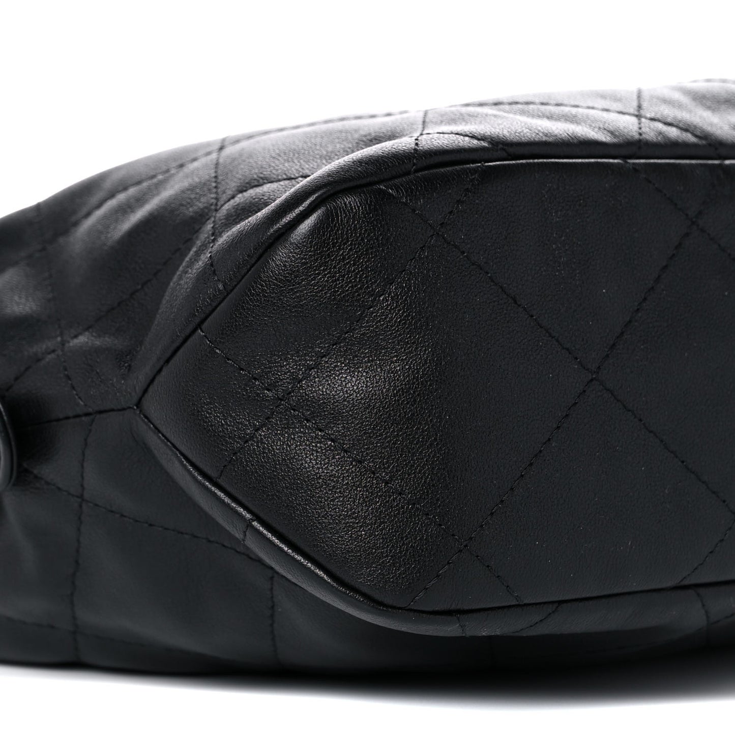 Calfskin Quilted Daily Hobo Black