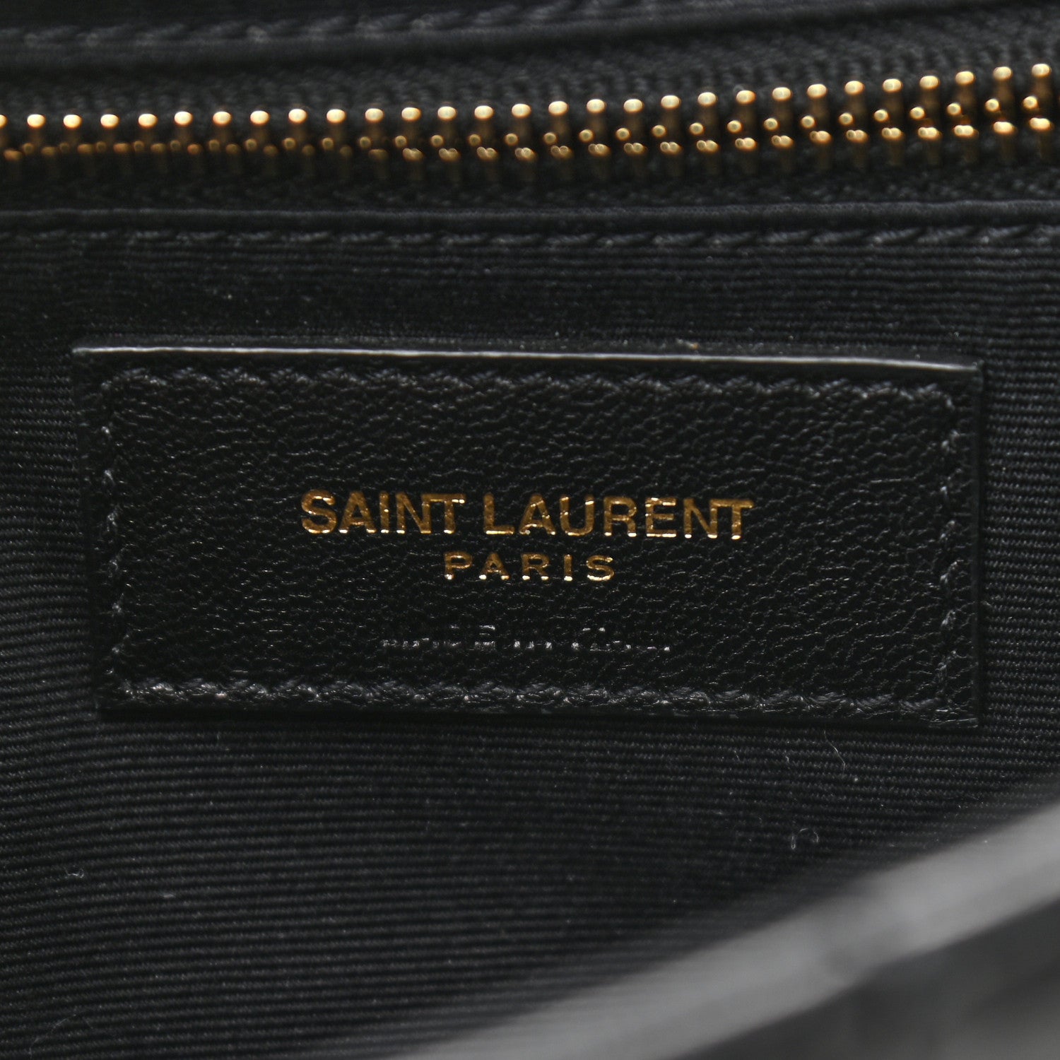 Saint Laurent Lambskin Patchwork Monogram Medium Jamie Black 6 of 14