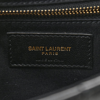 Saint Laurent Lambskin Patchwork Monogram Medium Jamie Black 6 of 14