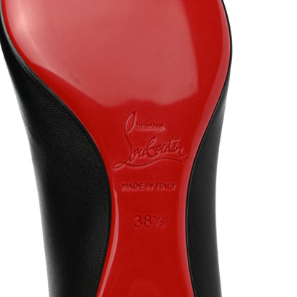 Christian Louboutin Shiny Nappa Ballalla Flats 38.5 Black 6 of 8
