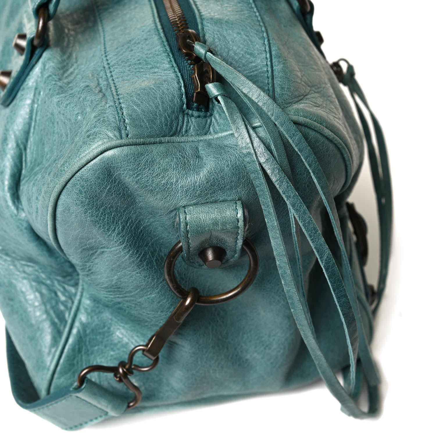 Balenciaga Chevre Classic Hardware Twiggy Aquamarine 16 of 24