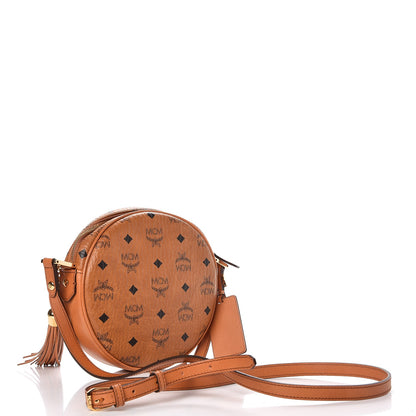 MCM Visetos Medium Heritage Tambourine Cognac 3 of 14