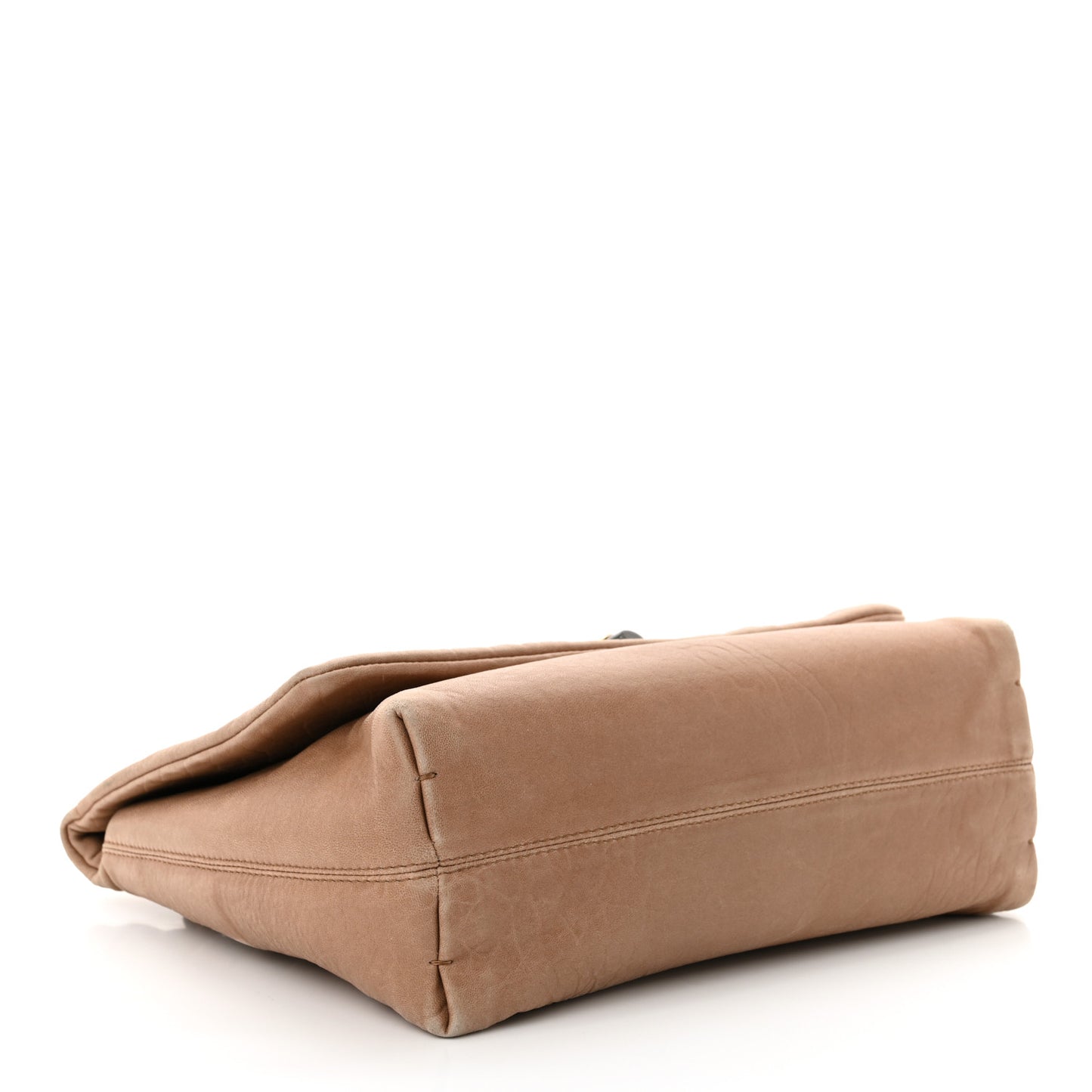 Lambskin Quilted Medium Happy Shoulder Bag Mastic