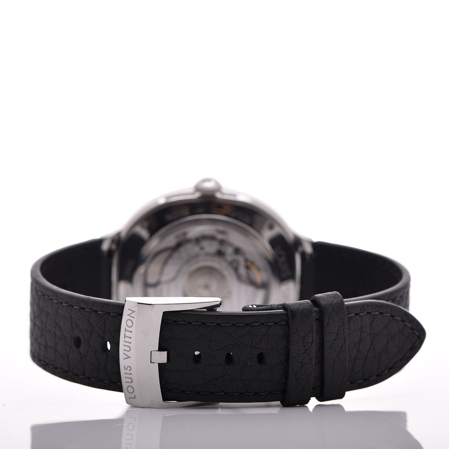 Louis Vuitton Stainless Steel Calfskin 41mm Voyager GMT Automatic Watch Grey 3 of 5