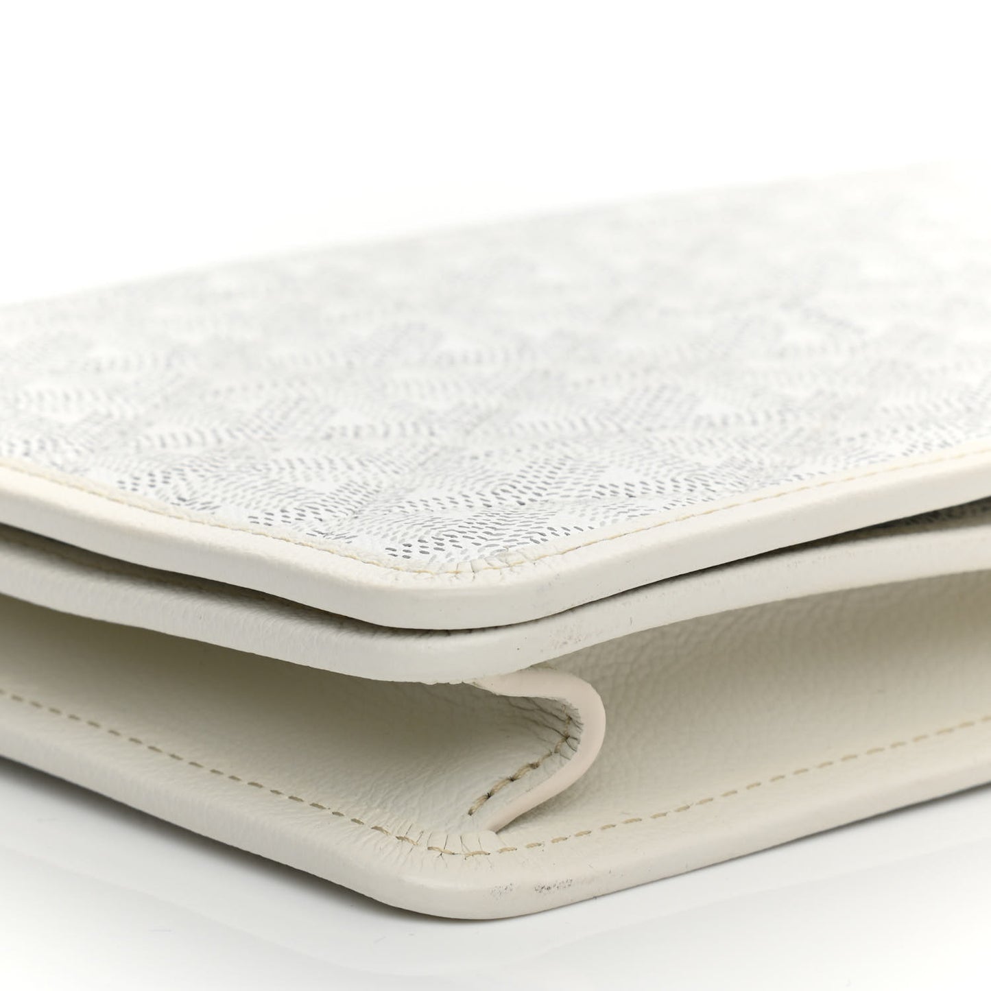 Goyardine Alexandre III Bag White