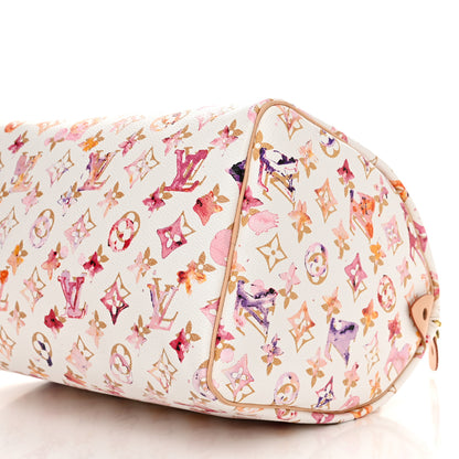 Louis Vuitton Watercolor Aquarelle Speedy 30 White 10 of 10