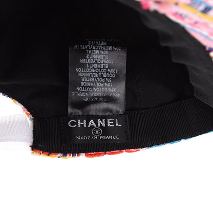 Chanel Tweed Cap Hat Multicolor 5 of 9