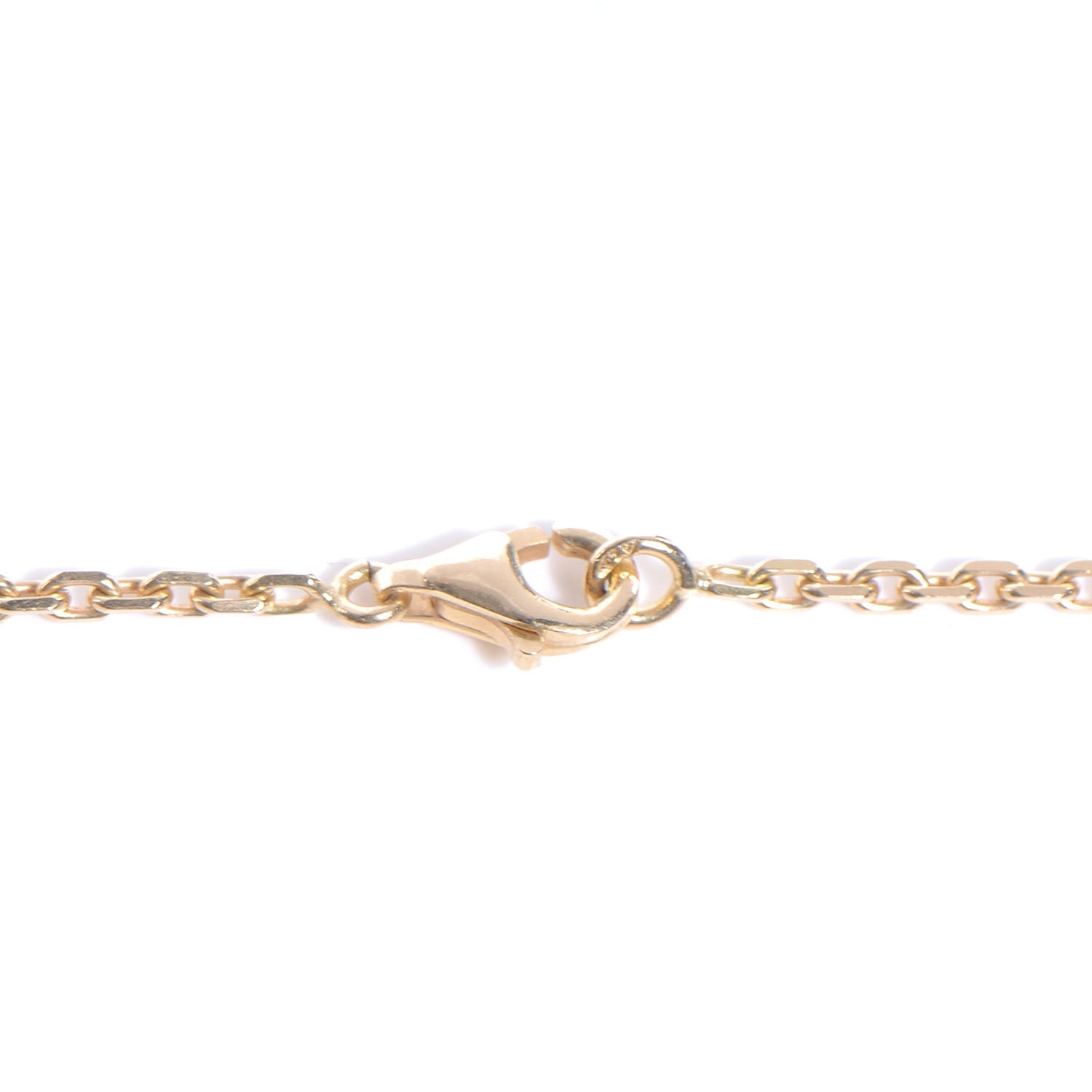 Van Cleef & Arpels 18K Yellow Gold Byzantine Alhambra Pendant Necklace 3 of 6
