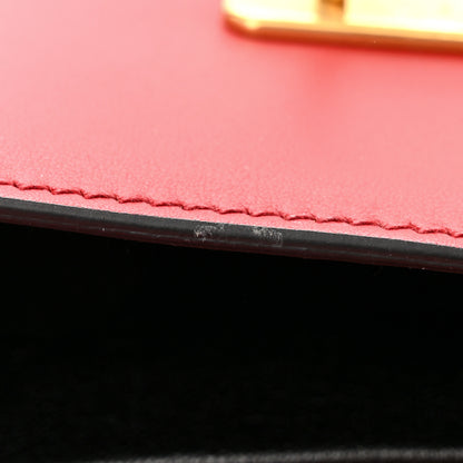Prada City Calfskin Saffiano Cahier Pochette Fuoco Black 11 of 11
