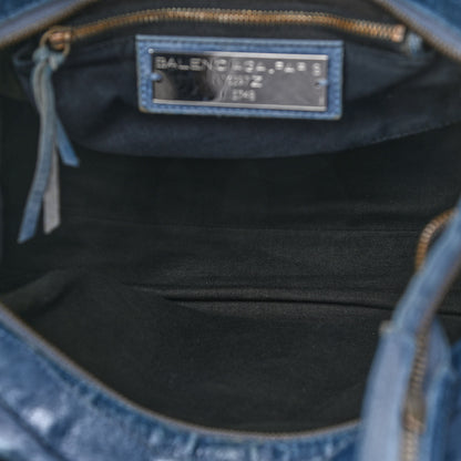 Balenciaga Agneau Classic Hardware City Bleu Obscur 5 of 17