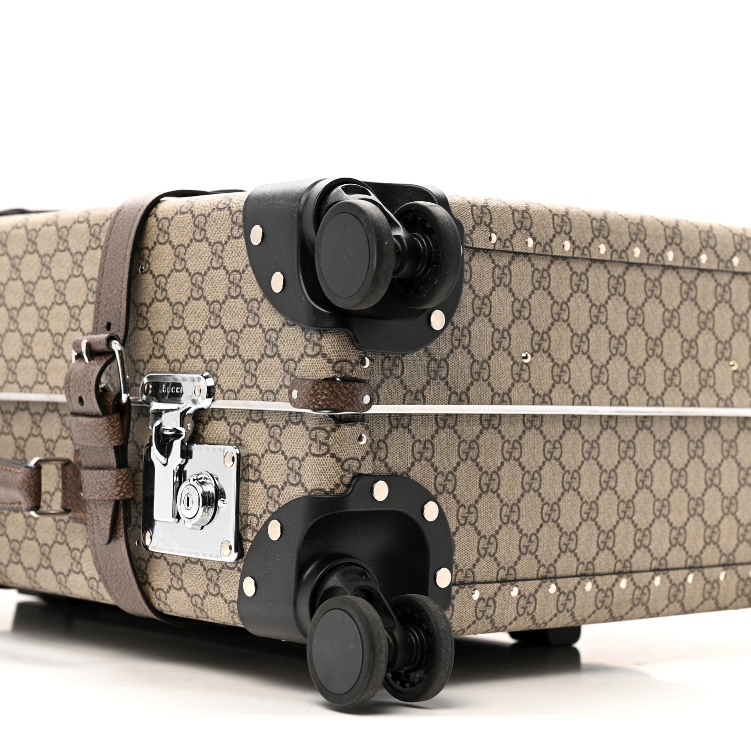 Gucci Supreme Monogram Medium Globe-Trotter Suitcase Brown 7 of 17