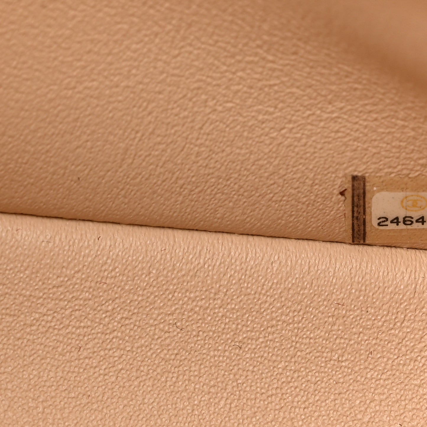 Caviar Quilted Jumbo Double Flap Beige