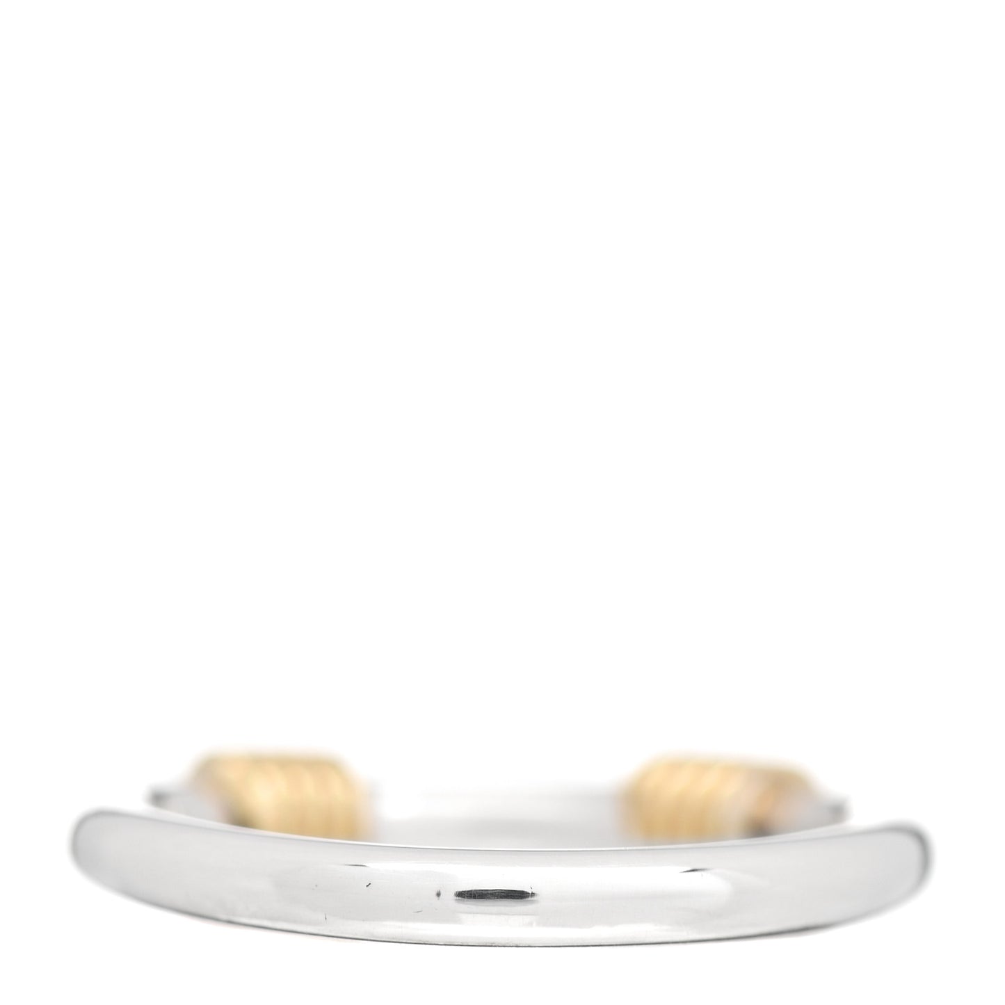 Sterling Silver 18K Yellow Gold Coil Band Ring 53 6.25