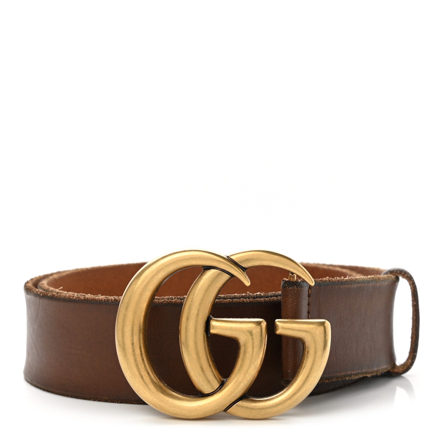 Gucci Faded Calfskin Double G 40mm Belt 80 32 Cuir 1 of 6