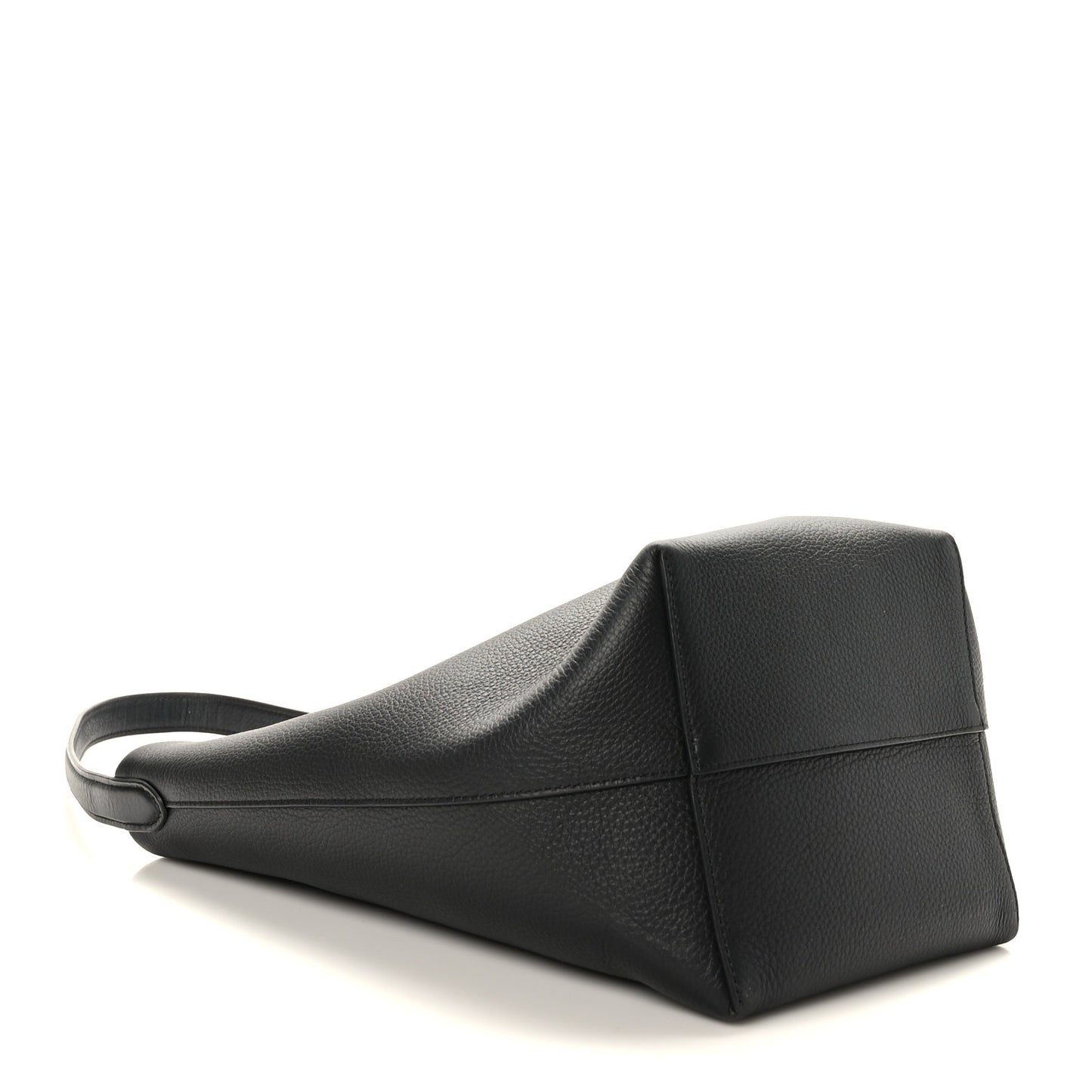 Grained Calfskin Medium N/S Park Tote Black