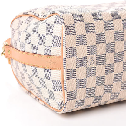 Louis Vuitton Damier Azur Speedy Bandouliere 25 10 of 11
