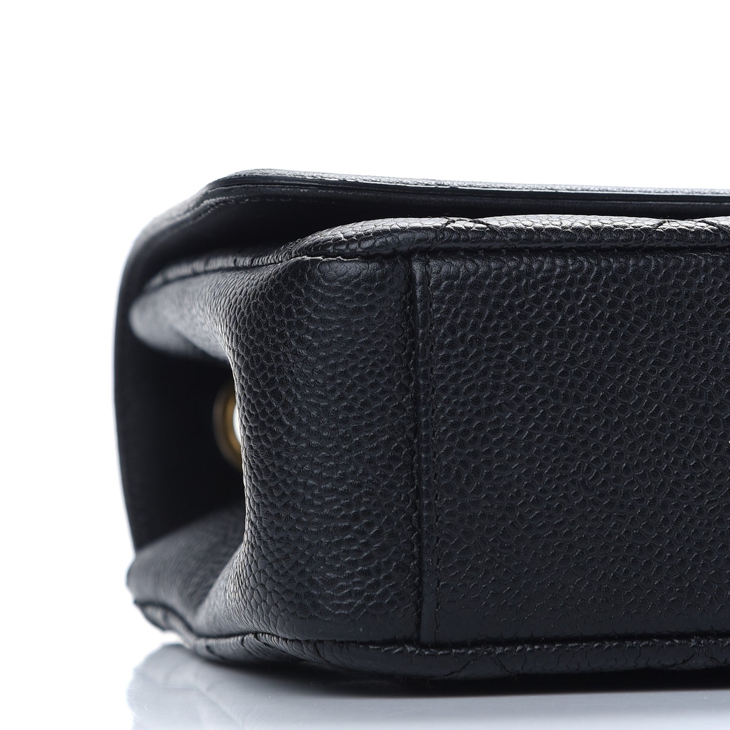 Caviar Quilted Medium CC Filigree Flap Black