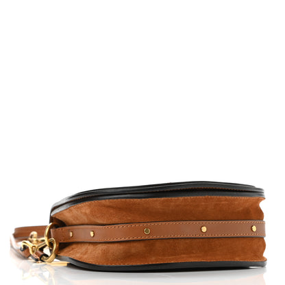 Chloe Calfskin Suede Small Nile Bracelet Bag Caramel 4 of 11