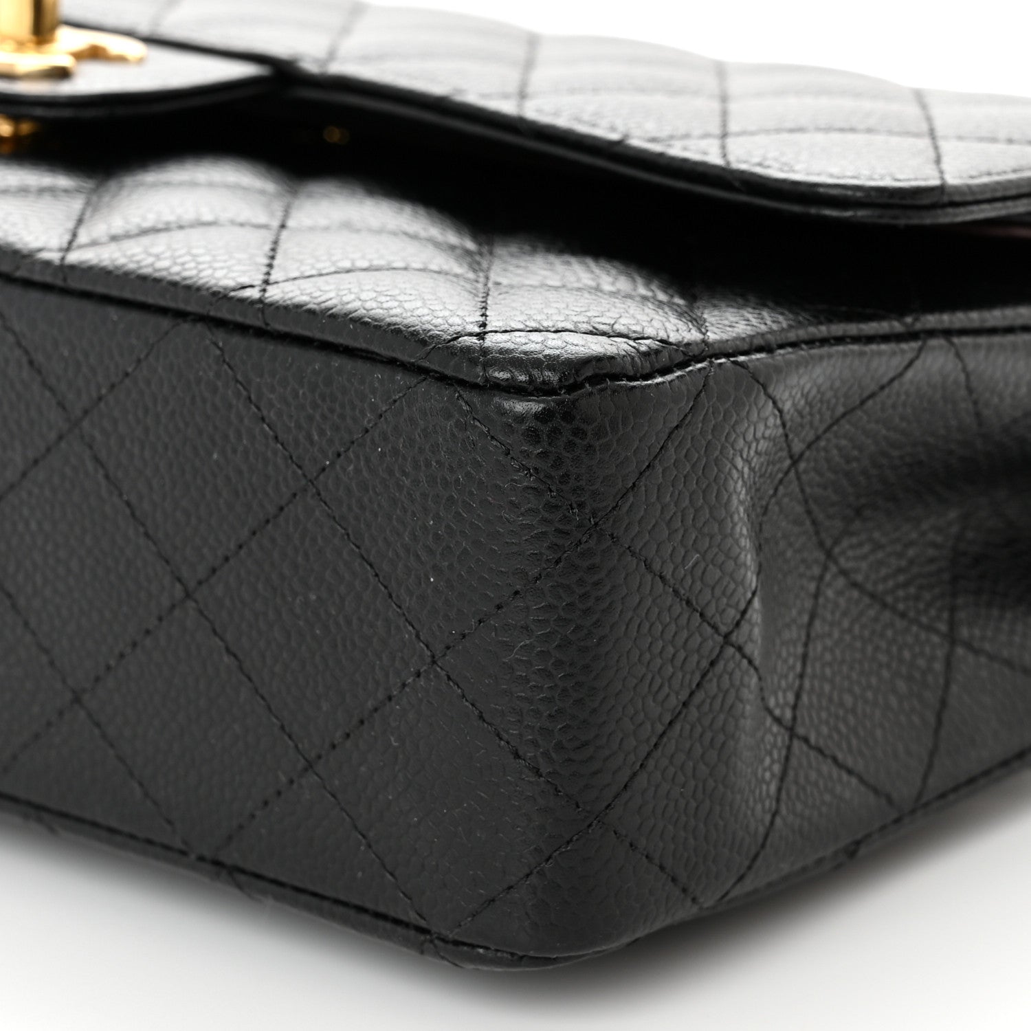 Chanel Caviar Quilted Medium Double Flap Black 11 of 11