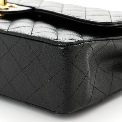 Chanel Caviar Quilted Medium Double Flap Black 11 of 11