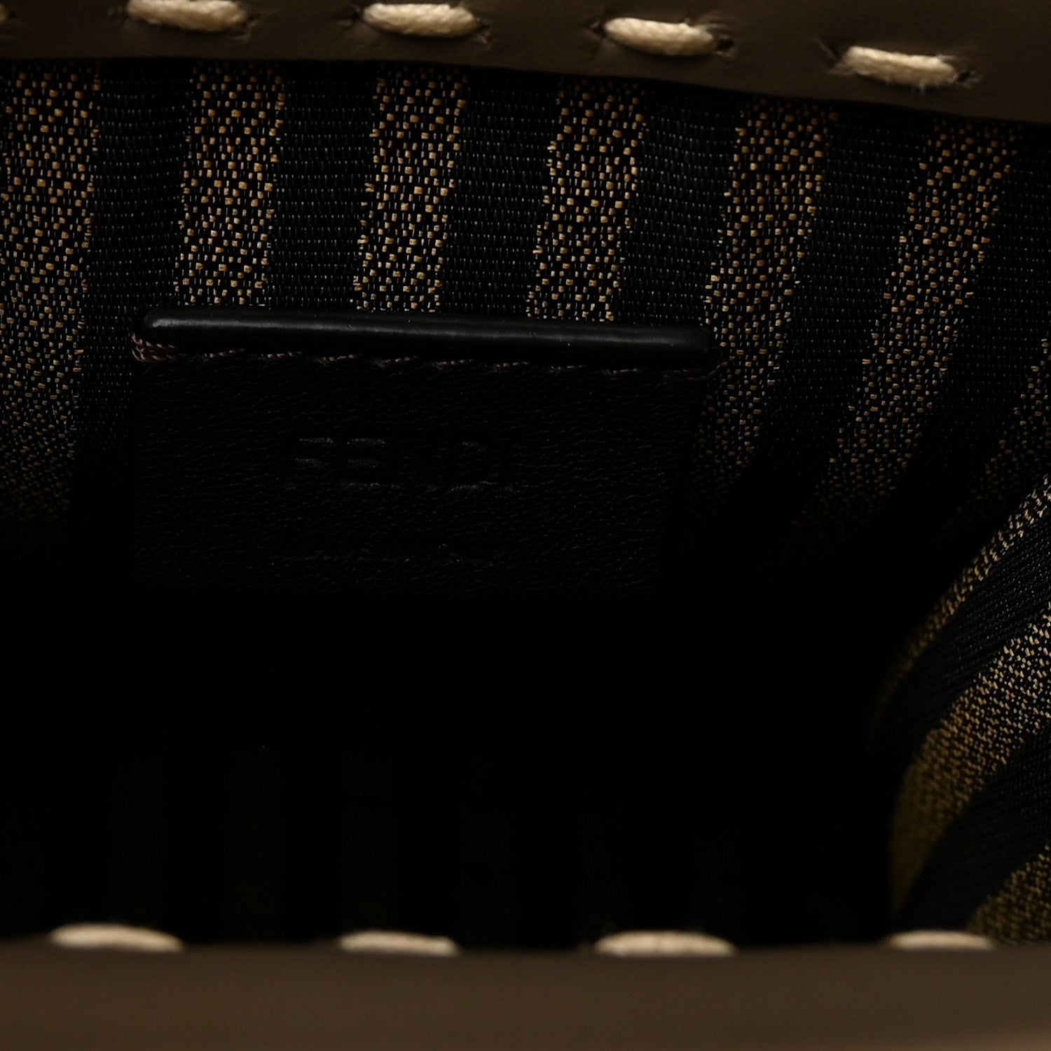 Fendi Vitello King Plexiglass Elaphe Python Print Logo Mini Fendi Sunshine Shopper Tote Tartufo Daisy Roccia 6 of 10