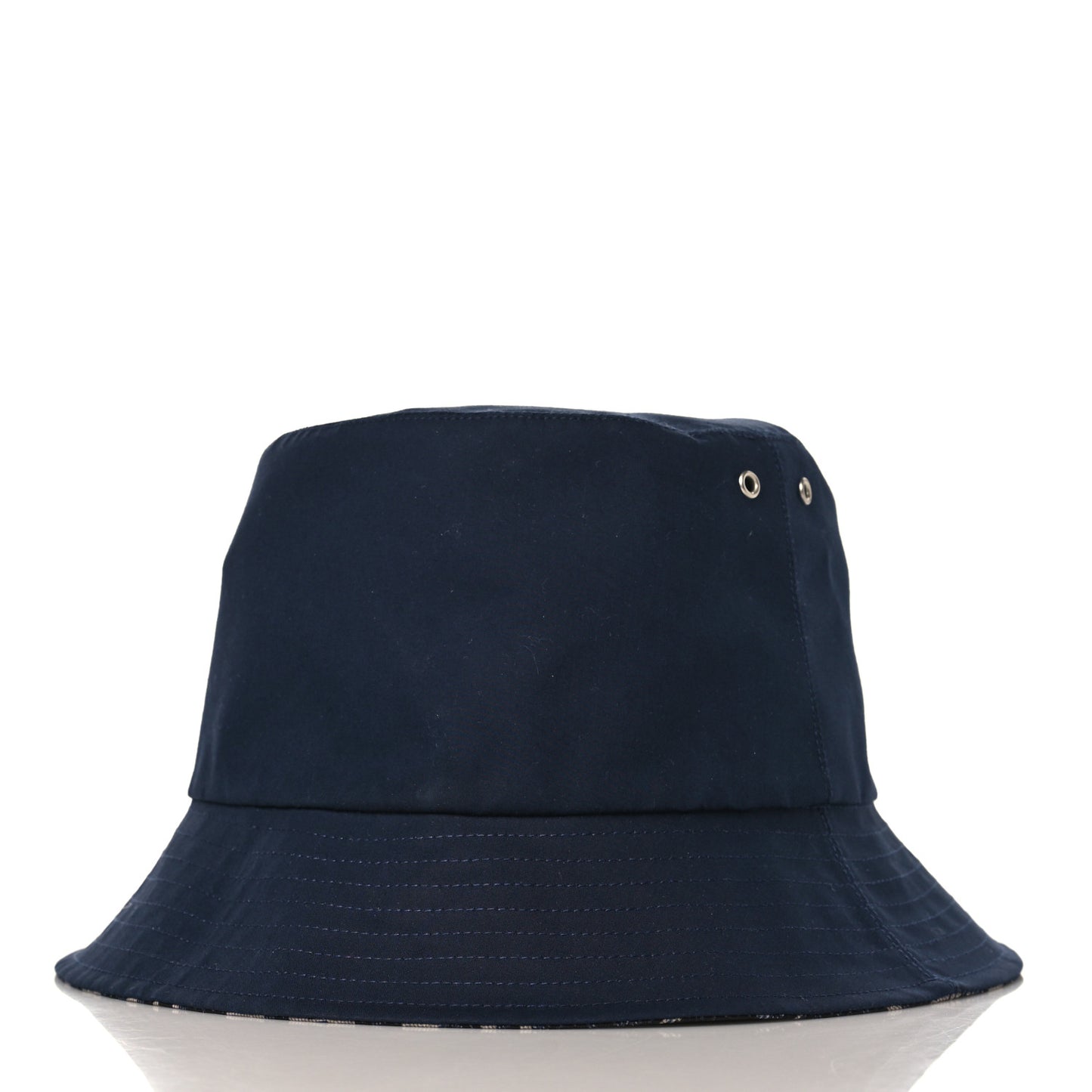 Polyester Cotton Oblique Teddy-D Brim Bucket Hat 58 Navy