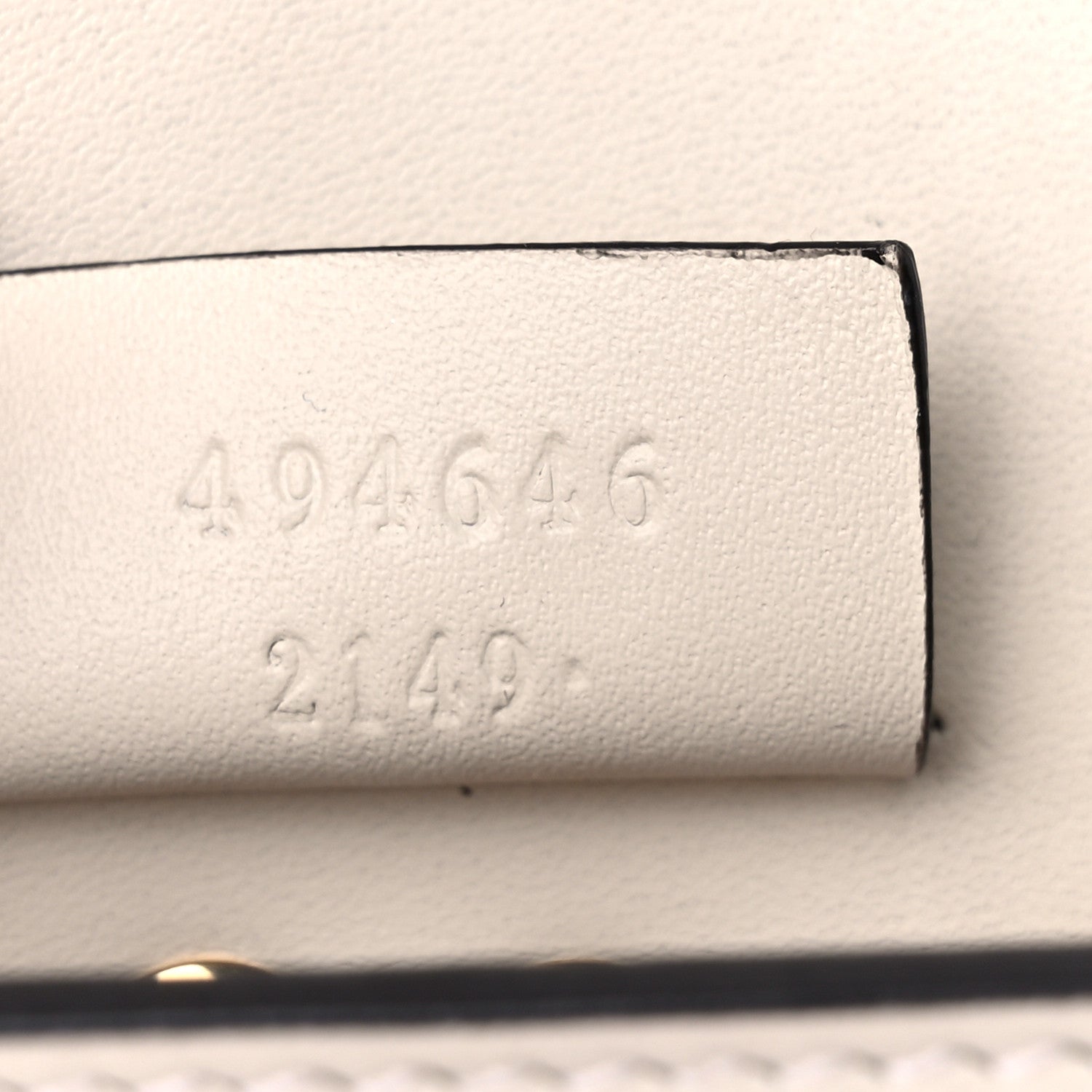 Gucci Calfskin Super Mini Sylvie Chain Shoulder Bag White 7 of 13