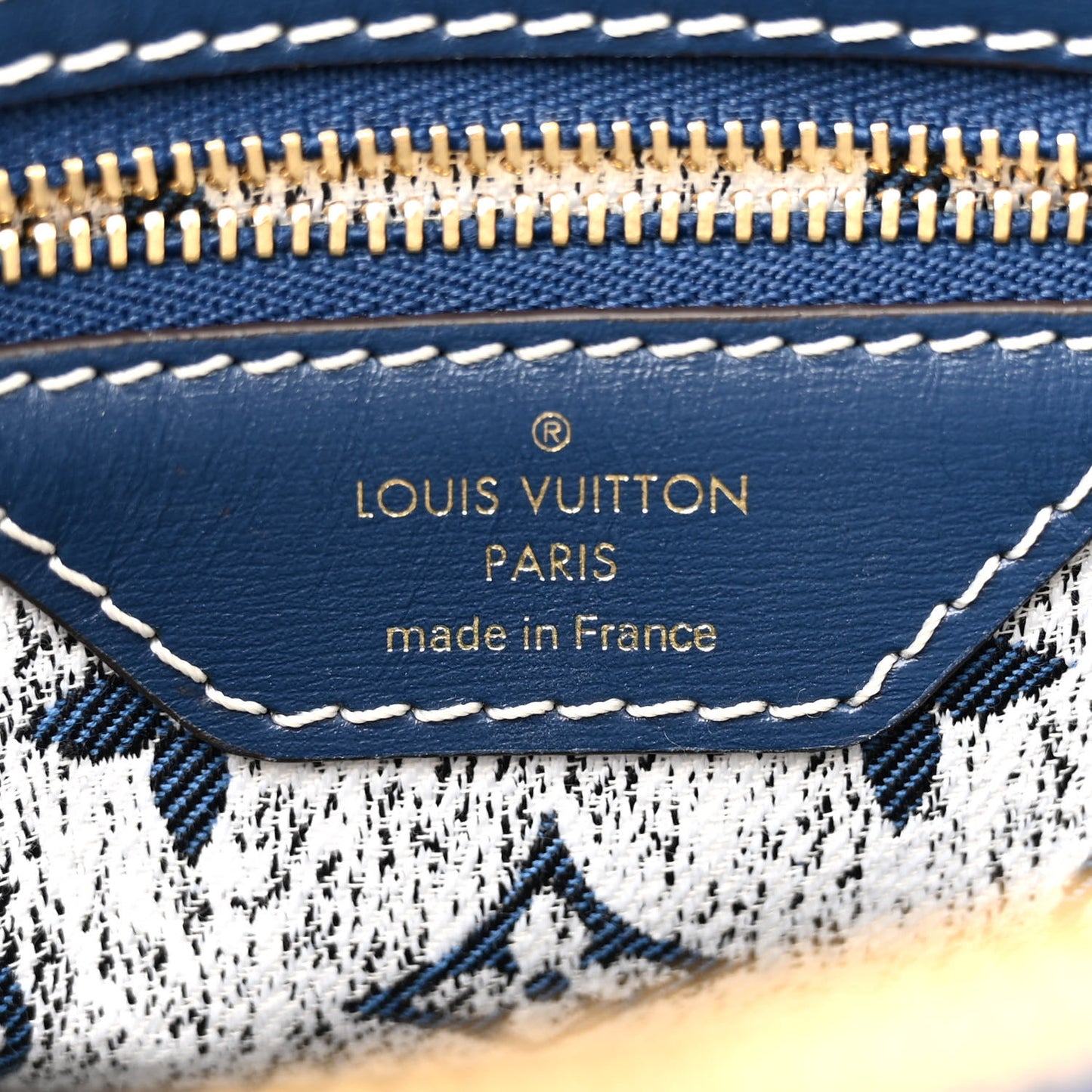Monogram Jacquard Denim Speedy Bandouliere 25 Bleu