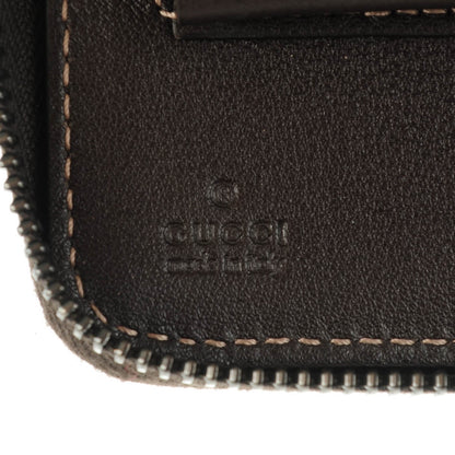 Gucci GG Supreme Monogram Travel Document Case Dark Brown 5 of 7