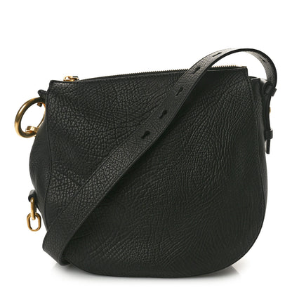 Burberry Grainy Calfskin Small Knight Bag Black 1 of 14