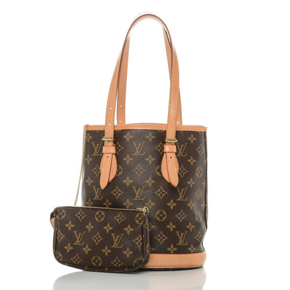 Louis Vuitton Monogram Petit Bucket 23 6 of 11
