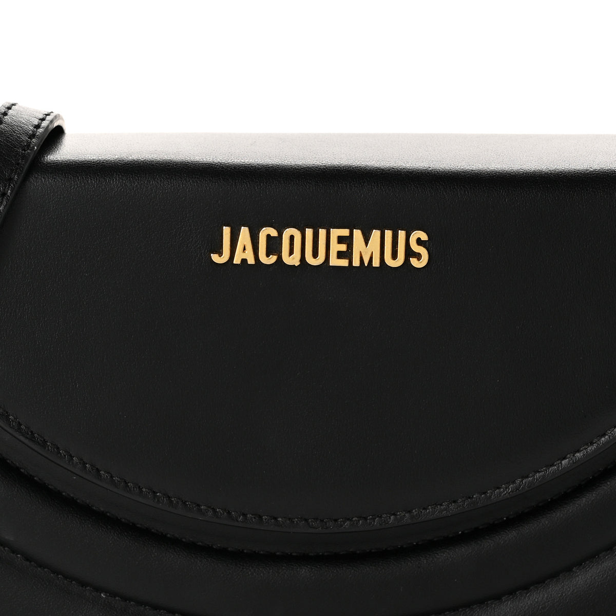 Jacquemus Smooth Calfskin Le Sac Rond Black 7 of 9