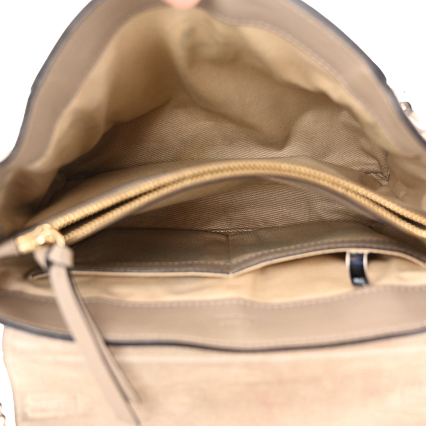 Calfskin Mini Faye Day Shoulder Bag Motty Grey