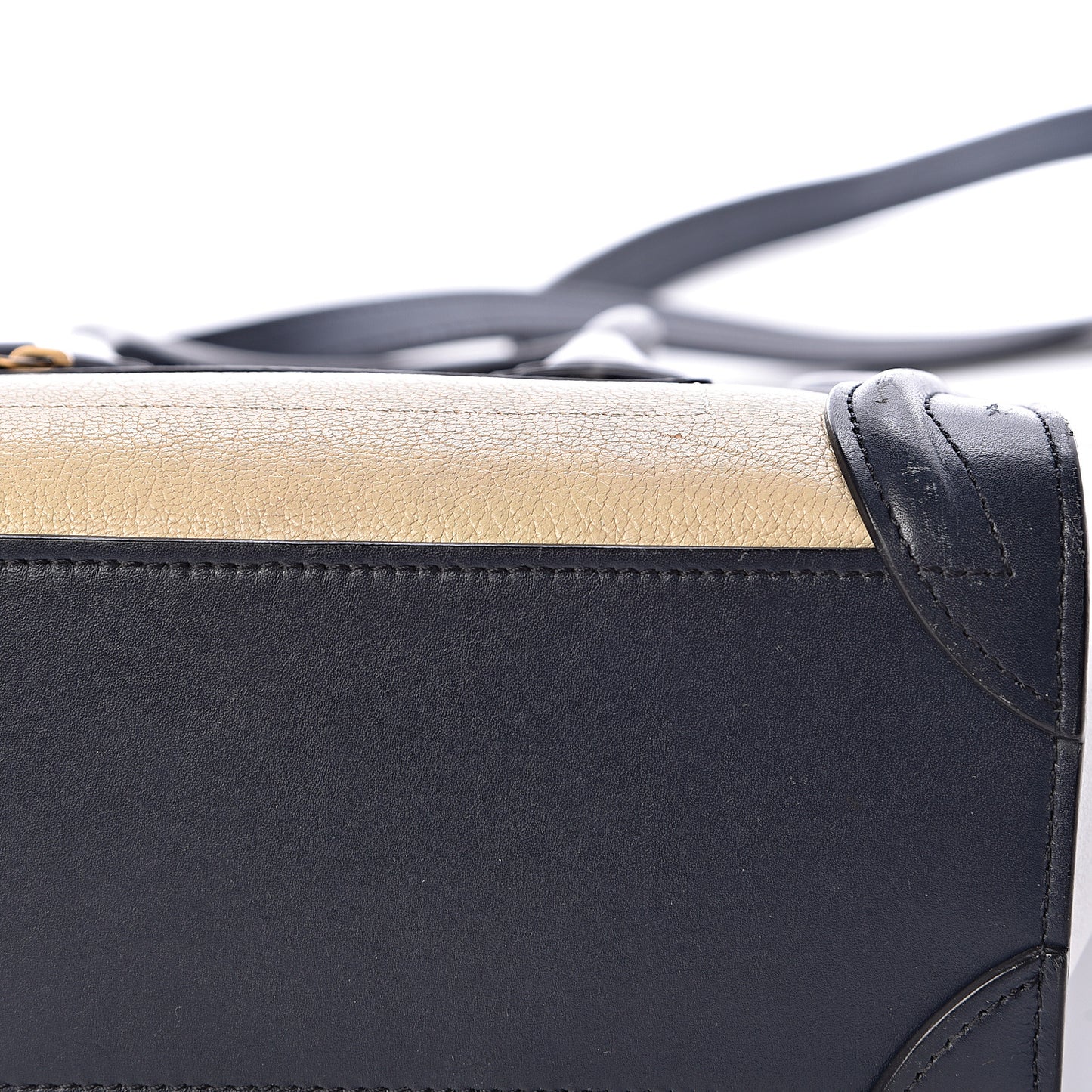 Goatskin Smooth Calfskin Nano Tri-Color Luggage Firefly